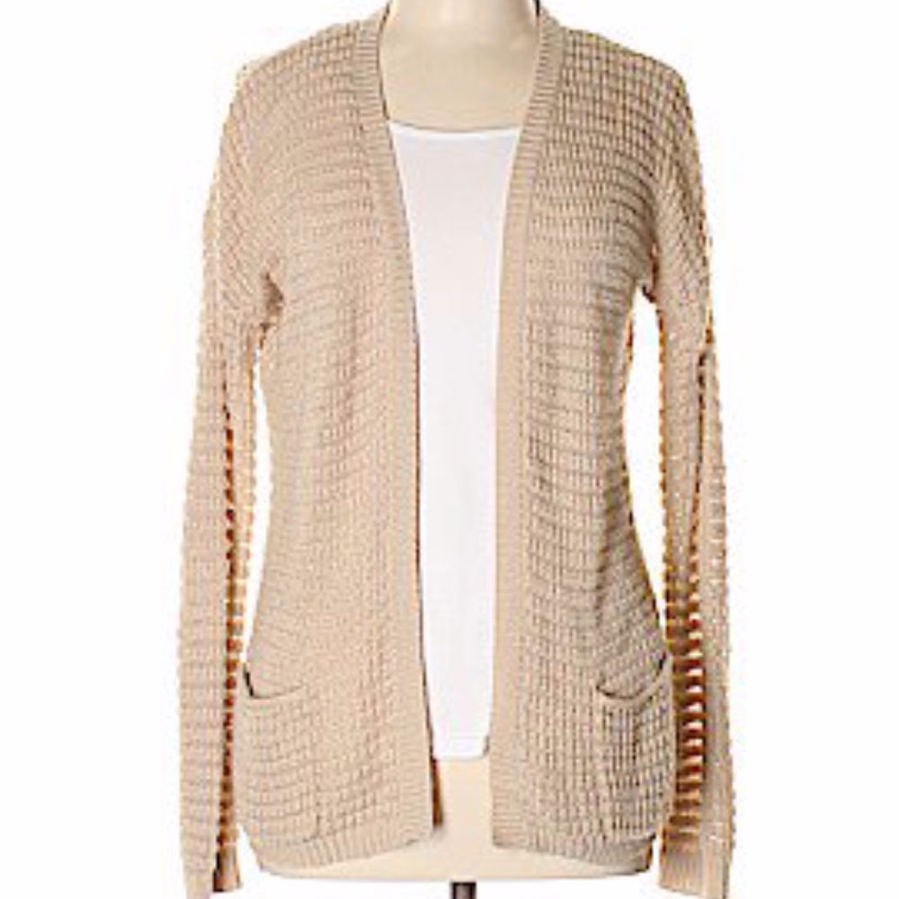 Hippie Rose Tan Long Sweater